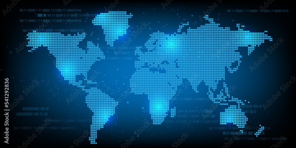 world map connection futuristic modern website background or cover page vector for technology and finance concept and education future company world map connection futuristic modern website background or cover page vector for technology and finance concept and education future company