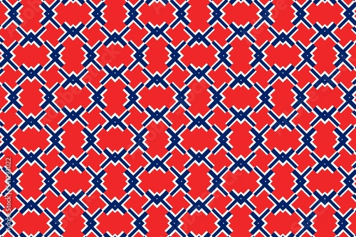 Geometric pattern in the colors of the national flag of Norway. The colors of Norway.