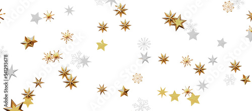 The winter background  falling snowflakes