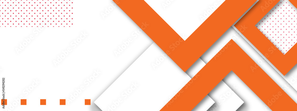 The stylized modern white and orange abstract geometric square background with shadow. Vector illustration. You can use for poster, flyer, template, banner, wallpaper. The stylized modern white and orange abstract geometric square background with shadow. Vector illustration. You can use for poster, flyer, template, banner, wallpaper.