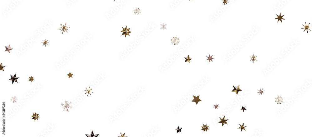 Snowflakes Falling On Snow - Winter Banner Snowflakes Falling On Snow - Winter Banner