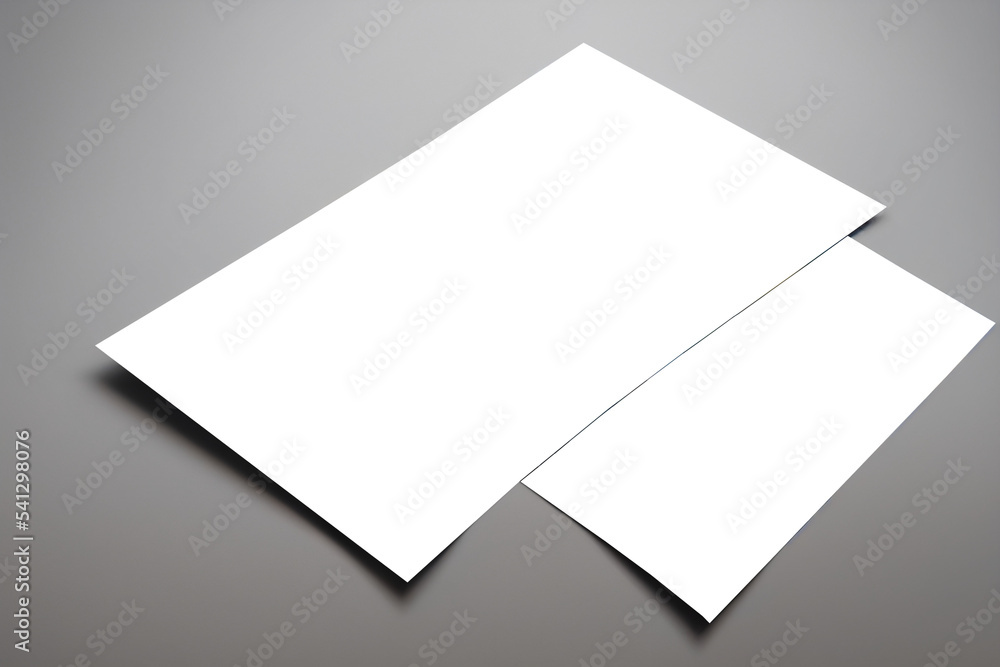 Blank brochure template for presentation layout and design. Flyer mockup for booklet and advertising Blank brochure template for presentation layout and design. Flyer mockup for booklet and advertising