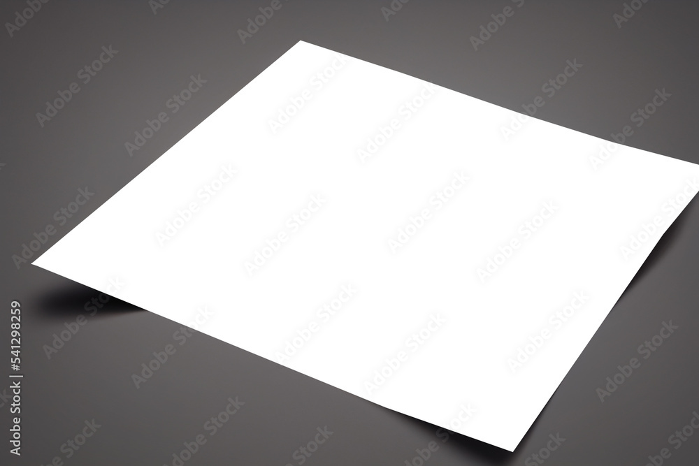 Blank brochure template for presentation layout and design. Flyer mockup for booklet and advertising