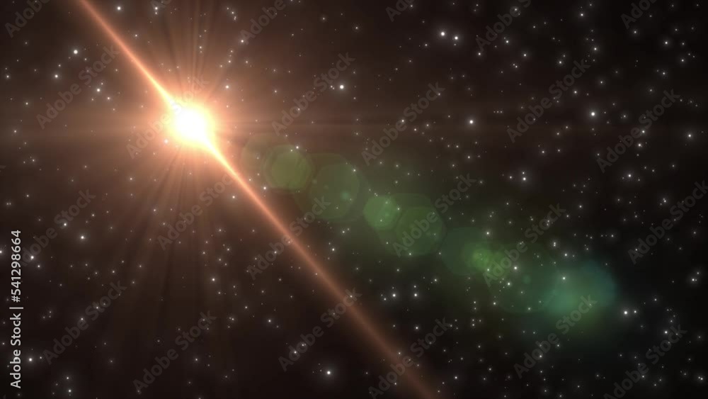 Optical Lens Flare, Optical Lens Flare Effect On Black Background ...