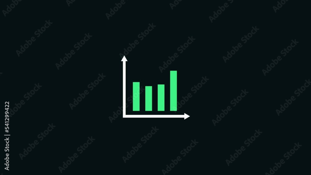 graph icon animation.4K motion animation, graph icon animation.4K motion animation,