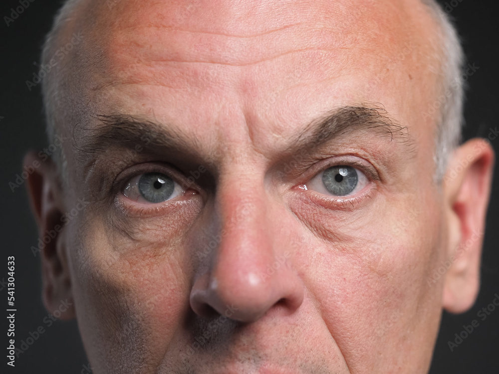 Obraz premium Portrait face adult man close up