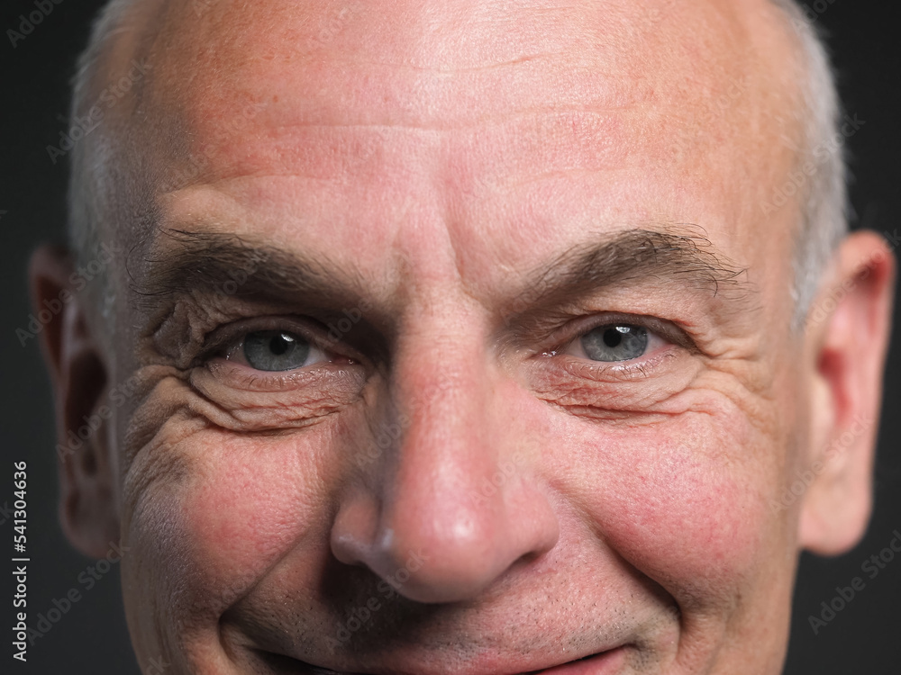 Fototapeta premium Portrait face adult man close up