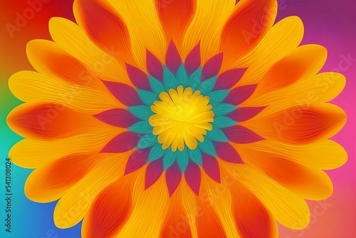 abstract flower background texture with warm vivid colors