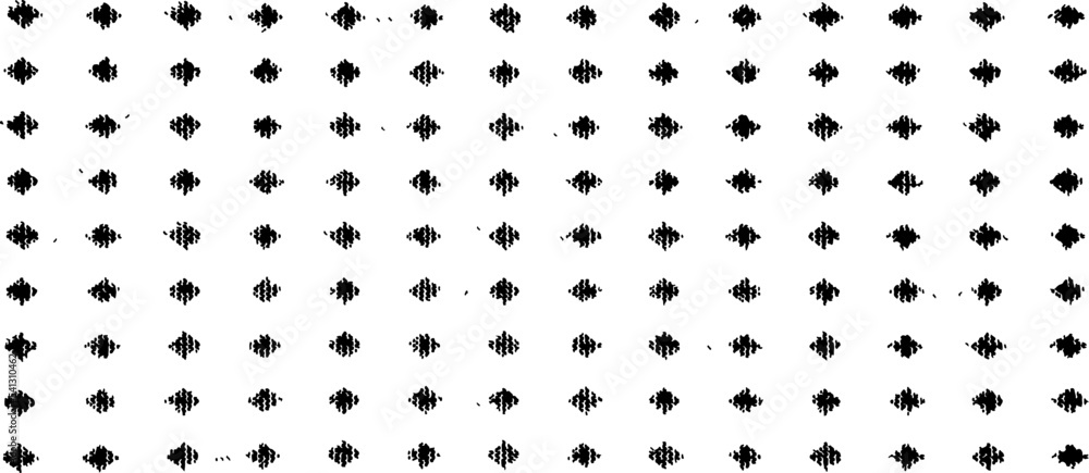 Rough, irregular texture composed of monochrome geometric elements. Overlay distressed grunge background. Abstract vector illustration. Isolated on white background. EPS10 Rough, irregular texture composed of monochrome geometric elements. Overlay distressed grunge background. Abstract vector illustration. Isolated on white background. EPS10