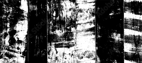 Rough black and white texture vector. Distressed overlay texture. Grunge background. Abstract textured effect. Vector Illustration. Black isolated on white background. EPS10