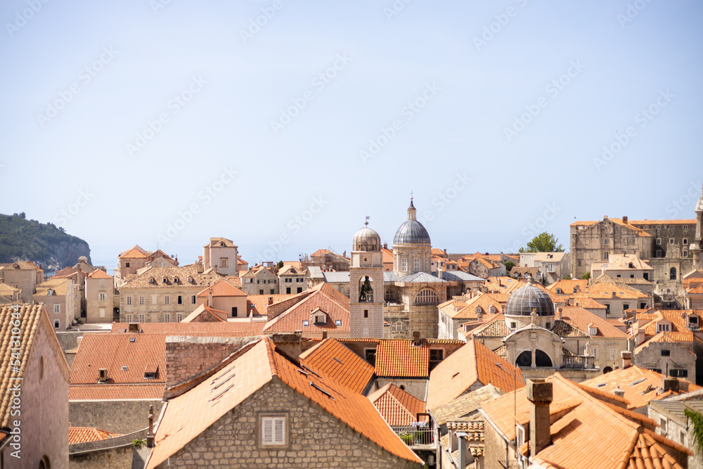 Orange roofs of Croatia's old town