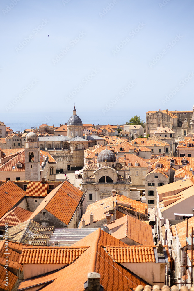 Orange roofs of Croatia's old town