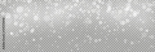 Vector heavy snowfall, snowflakes in different shapes and forms. Snow flakes, snow background. Falling Christmas. Stock royalty free vector illustration. PNG