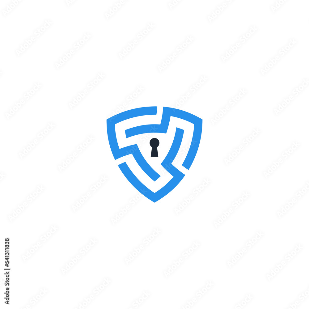 security logo technology for your company, shield logo for security data. security logo technology for your company, shield logo for security data.