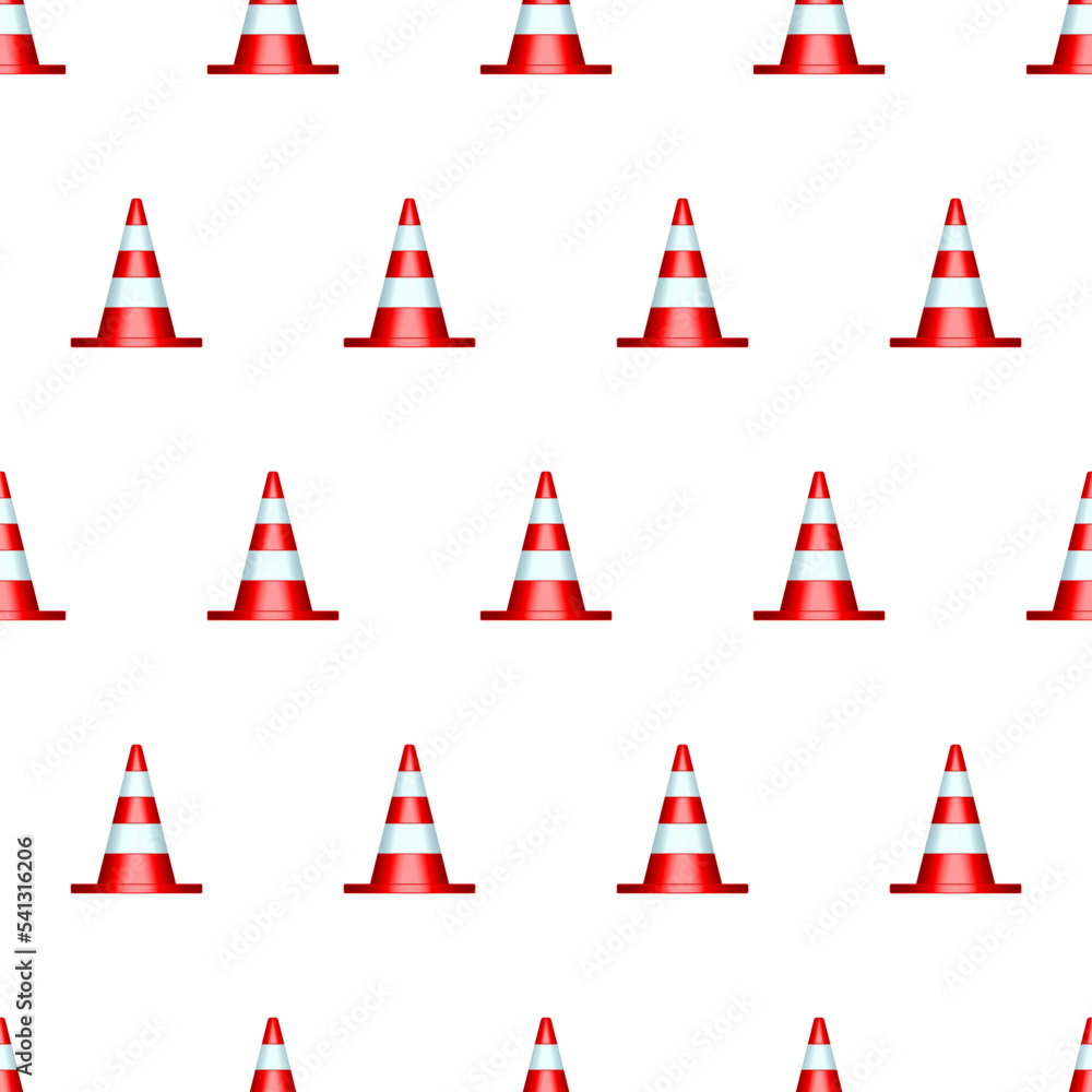 Traffic cone pattern