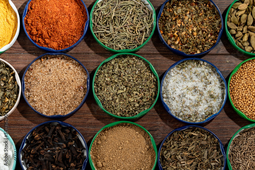 a lot of different spices.
