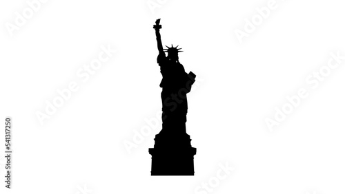 Statue of Freedom silhouette