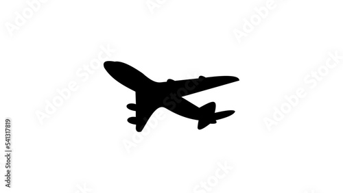 Airplane silhouette