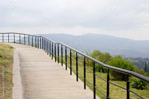 ramp on top of a hill