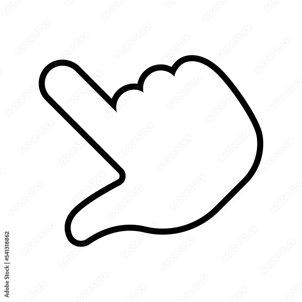 Hand clicking icon. Isolated finger click. PNG pictogram on transparent background. Hand clicking icon. Isolated finger click. PNG pictogram on transparent background.