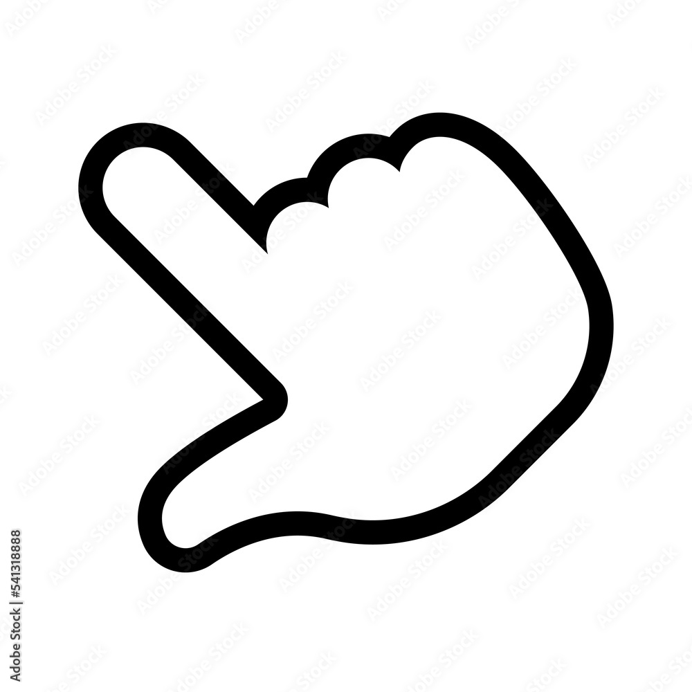Hand clicking icon. Isolated finger click. PNG pictogram on transparent background. Hand clicking icon. Isolated finger click. PNG pictogram on transparent background.