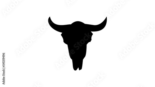 Cow Skull silhouette