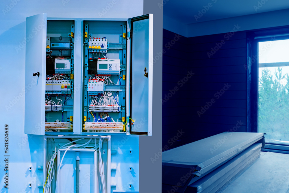 Electrical equipment. Switchboard indoors. Distribution board with