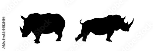  Rhino silhouette