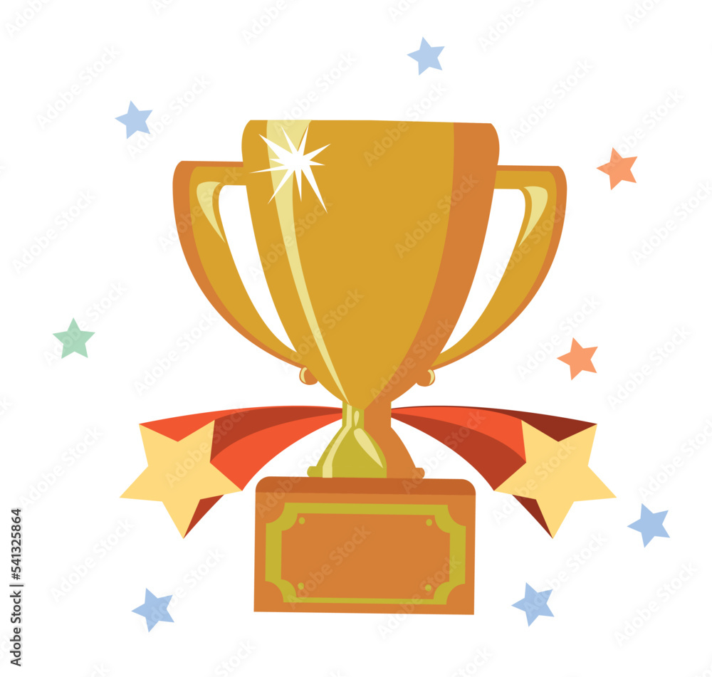 gold trophy image vector illustration gold trophy image vector illustration