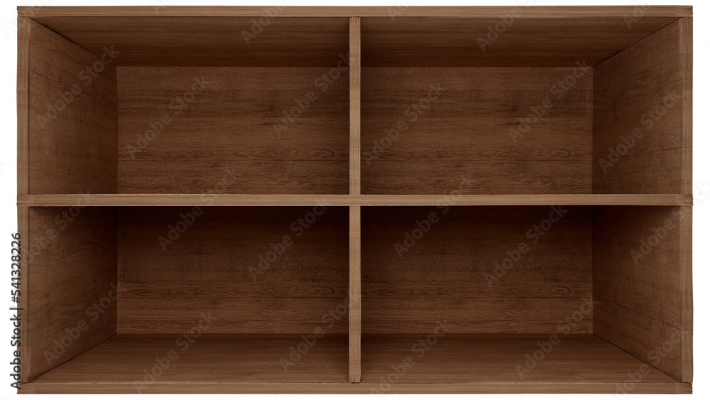 Wooden 3D Rendered Divided Box with Clipping Path Wooden 3D Rendered Divided Box with Clipping Path