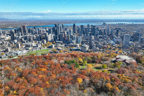 Montreal Canada autumn season coulors photo