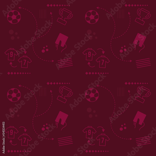 Football ball background graphic design vector illustration.