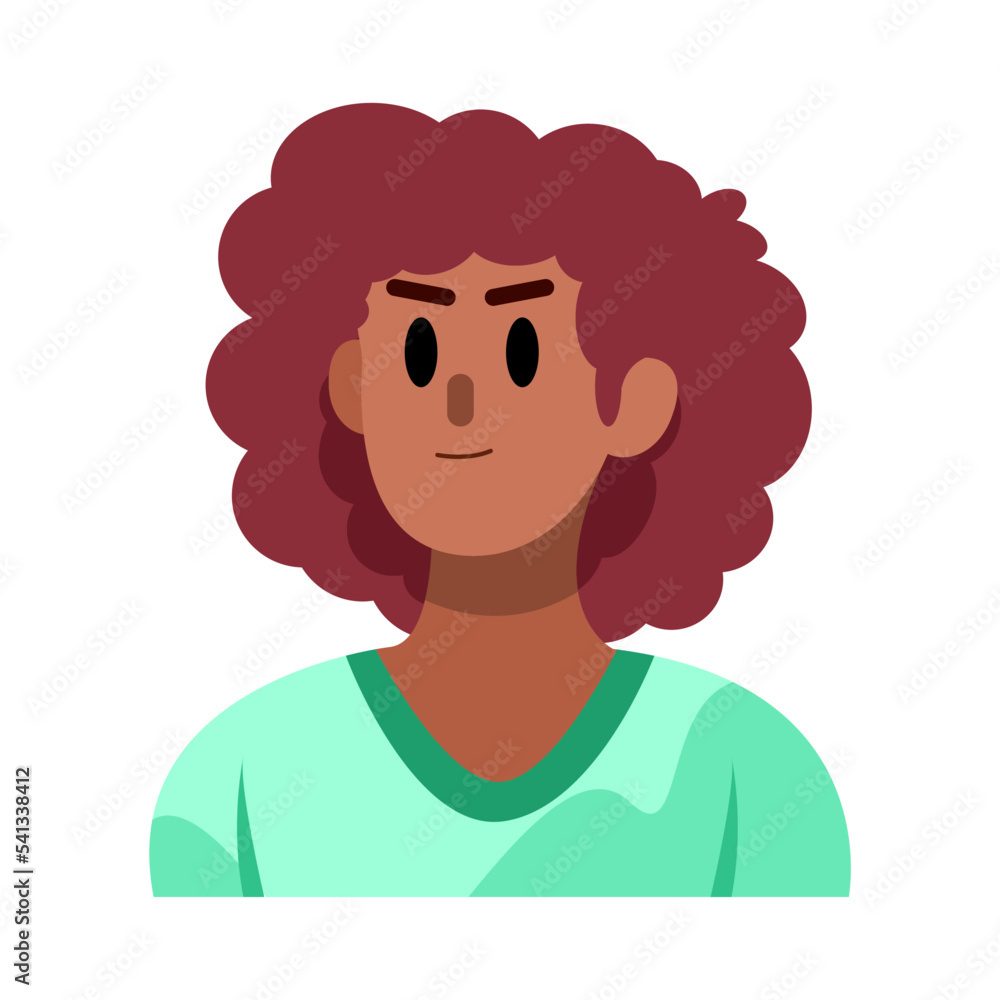 Isolated brunette man vector illustration Isolated brunette man vector illustration