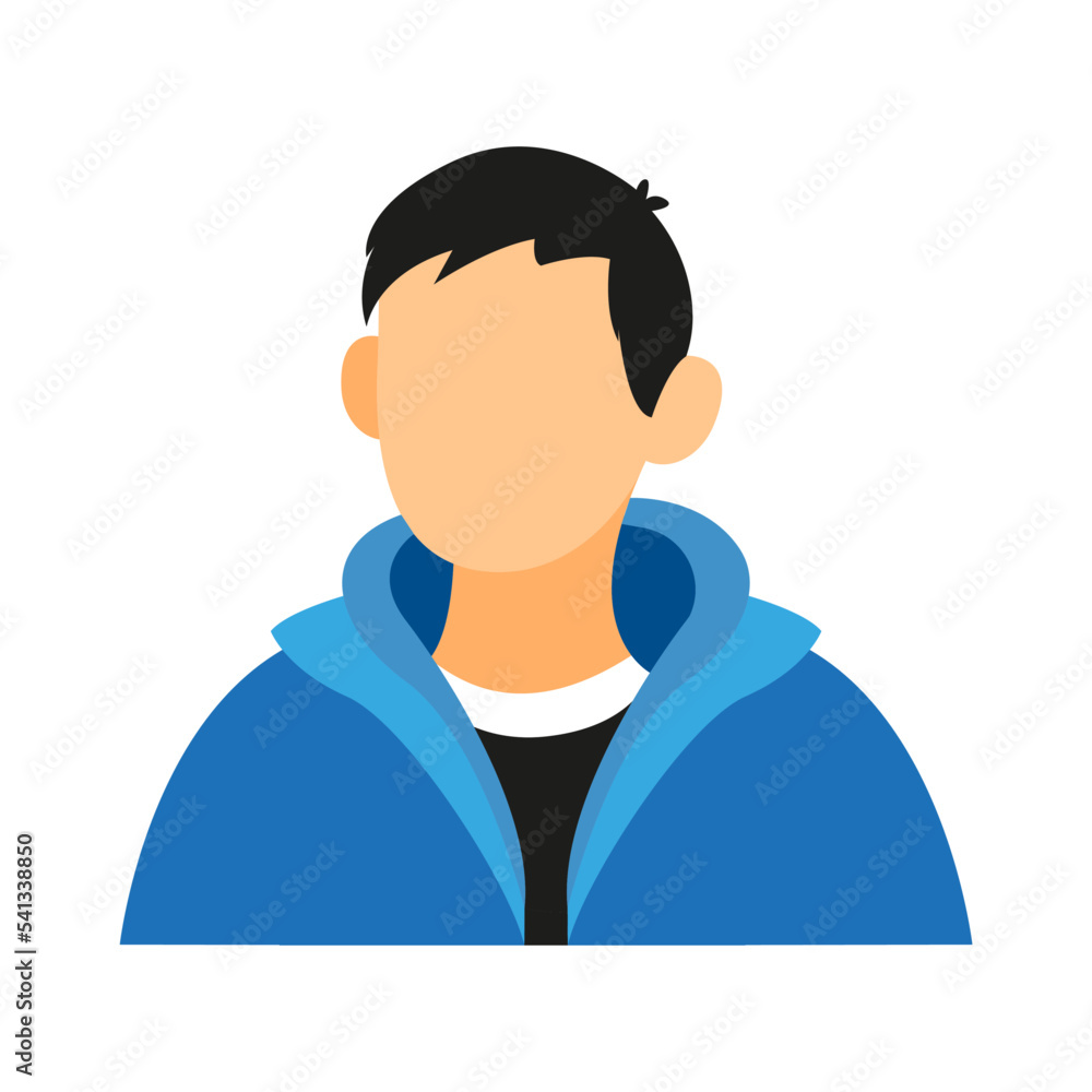 Isolated caucasian man head vector illustration Isolated caucasian man head vector illustration