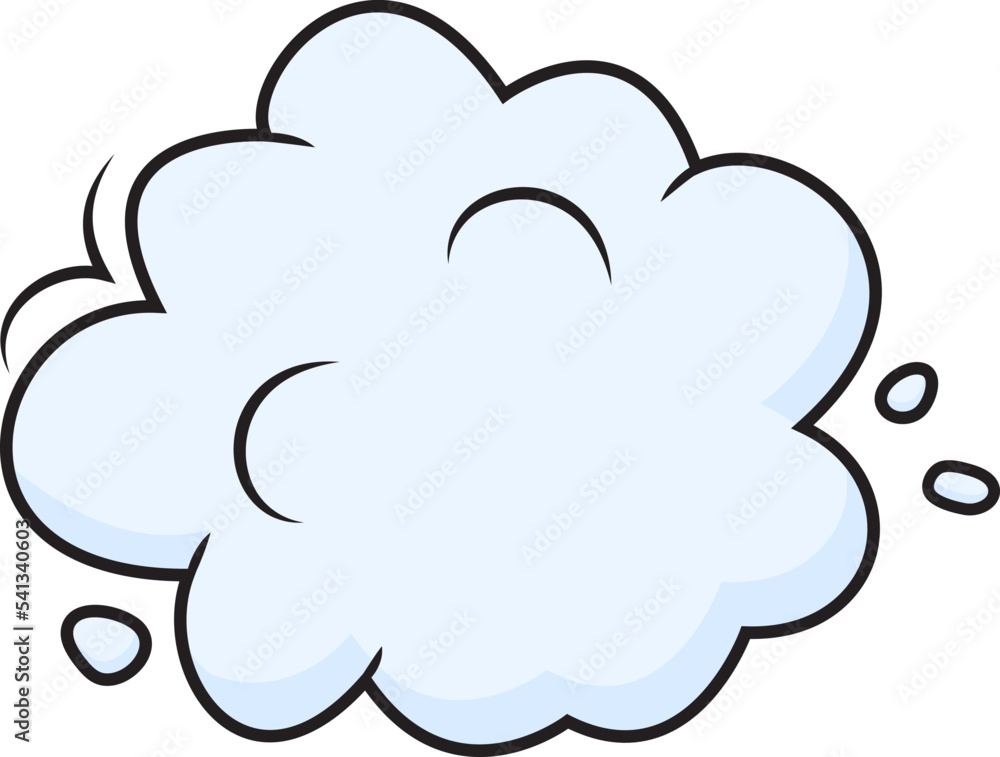 Cloud vector icon, cartoon sky bubble, blue fun air balloon or smoke, dust isolated on white background. Weather illustration Cloud vector icon, cartoon sky bubble, blue fun air balloon or smoke, dust isolated on white background. Weather illustration