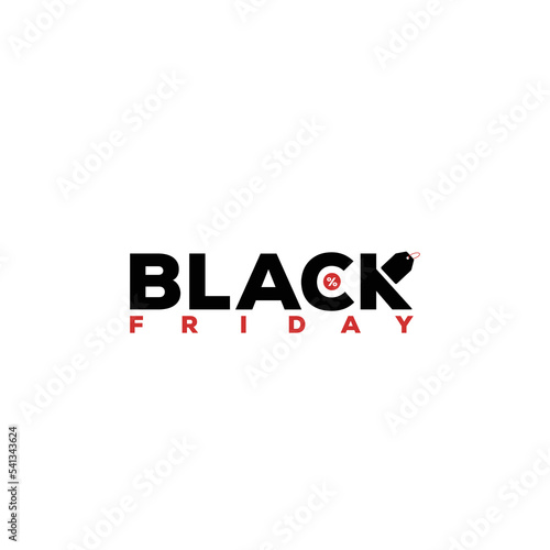 Black Friday logo for advertising, icon, discount tag, level, vector logo template