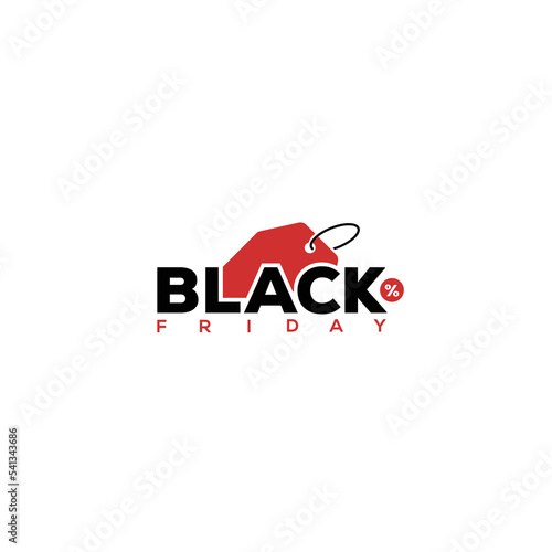 Black Friday logo for advertising, icon, discount tag, level, vector logo template