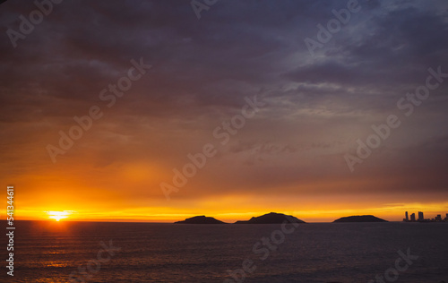 sunset over islands © Alexa