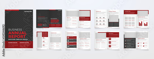 minimalist brochure template with modern concept and minimalist layout use for business profile and infographic
