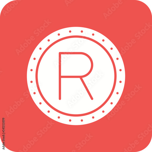 Rand Multicolor Round Corner Glyph Inverted Icon
