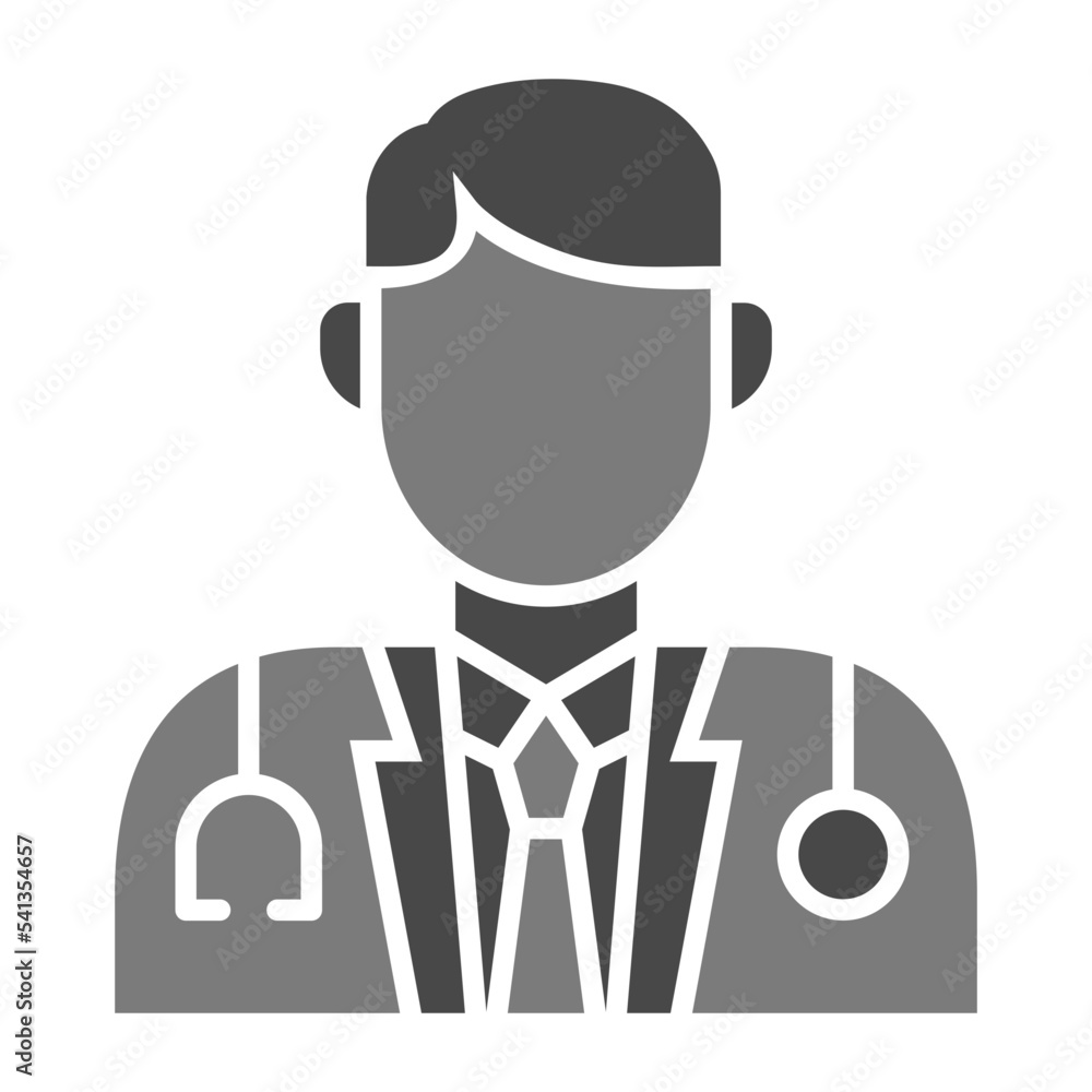 Doctor Greyscale Glyph Icon Doctor Greyscale Glyph Icon