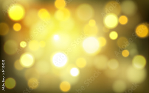 Gold luxury bokeh soft light abstract background, Vector eps 10 illustration bokeh particles, Background decoration