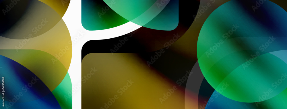 Transparent effects geometric abstract background. Minimalist wallpaper, banner, background or landing Transparent effects geometric abstract background. Minimalist wallpaper, banner, background or landing
