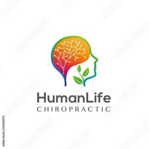 Wallpaper Mural human life psychology logo design template Torontodigital.ca