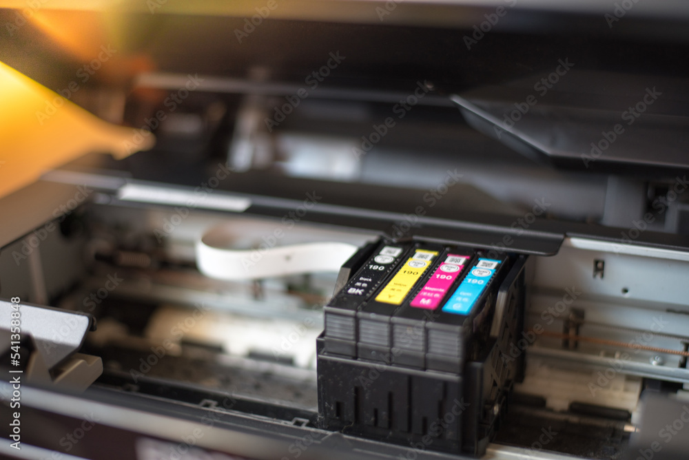 Printer and ink changing Printer and ink changing