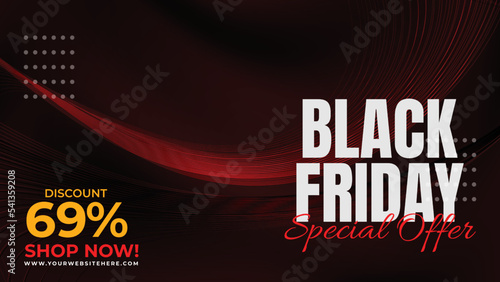 Black Friday Sale Special Offer Discount Banner