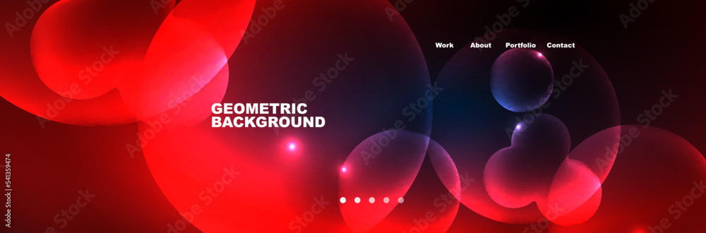 Shiny neon circles and bubbles, dark abstract background with blurred magic neon light, wallpaper design Shiny neon circles and bubbles, dark abstract background with blurred magic neon light, wallpaper design