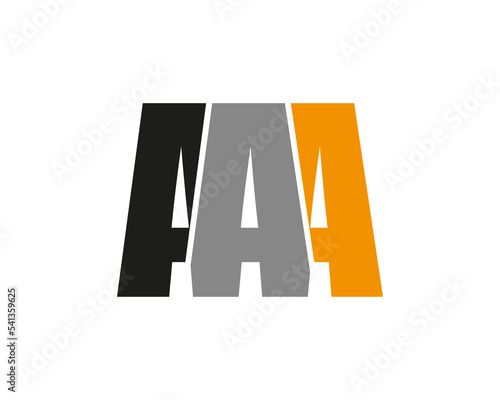 Abstract and modern concept AAA letter design logo, icon, simple colour Logo Design. Creative Idea logos designs Vector illustration template