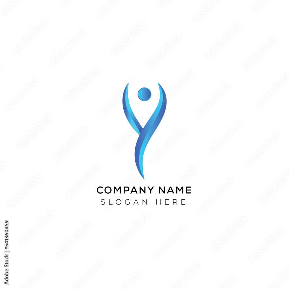 Gradient 3d letter y logo design Gradient 3d letter y logo design
