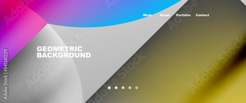 Overlapping circles abstract background template